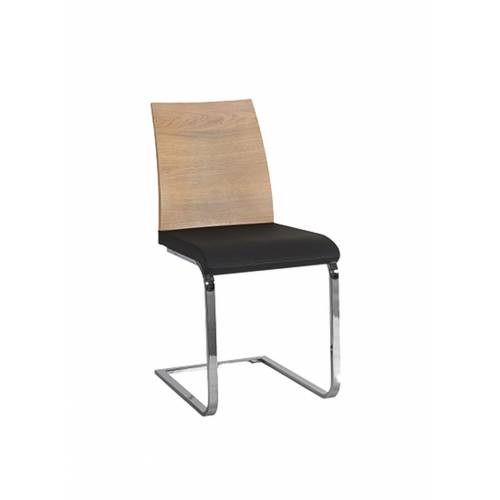 Jídelna | nowoczesne krzesło, krzesło na stalowych nóżkach , skórzane drewniane 